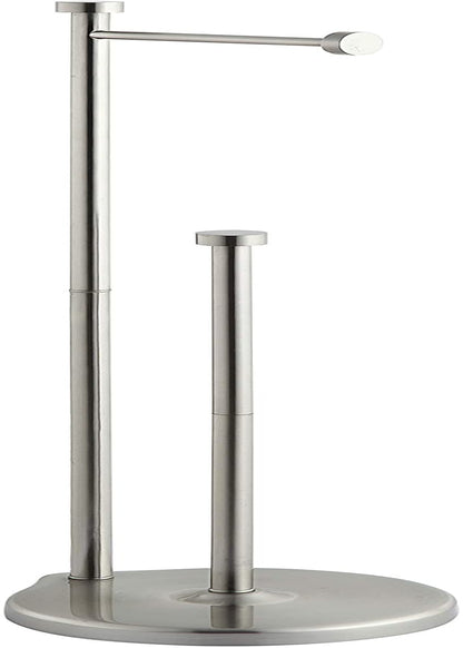 Free Standing Bathroom Toilet Paper Holder Stand with Reserve, Reserve Area Has Enough Space for Jumbo Roll