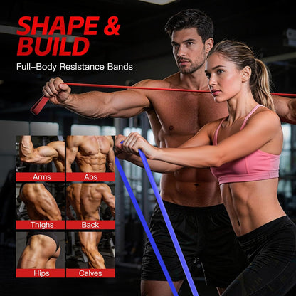 Pull up Bands, Resistance Bands, Pull up Assistance Bands Set for Men & Women, Exercise Workout Bands for Working Out, Body Stretching, Physical Therapy, Muscle Training
